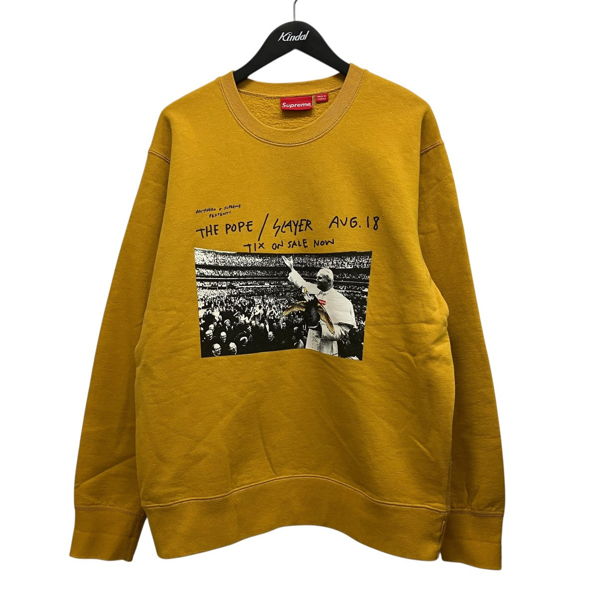 16SSAntihero Pope Crewneckプリントスウェット