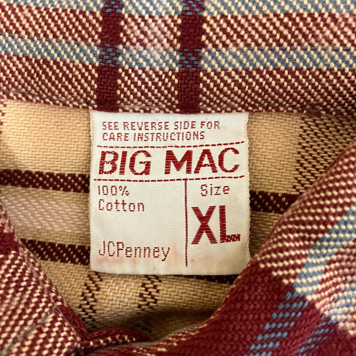 70sチェックシャツ