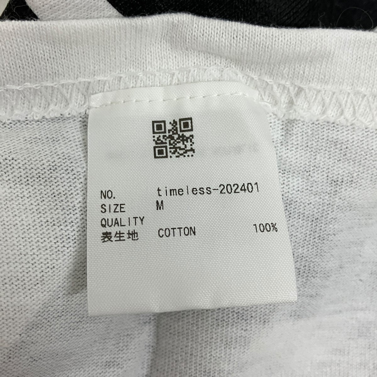 ロゴプリントTシャツtimeless-202401