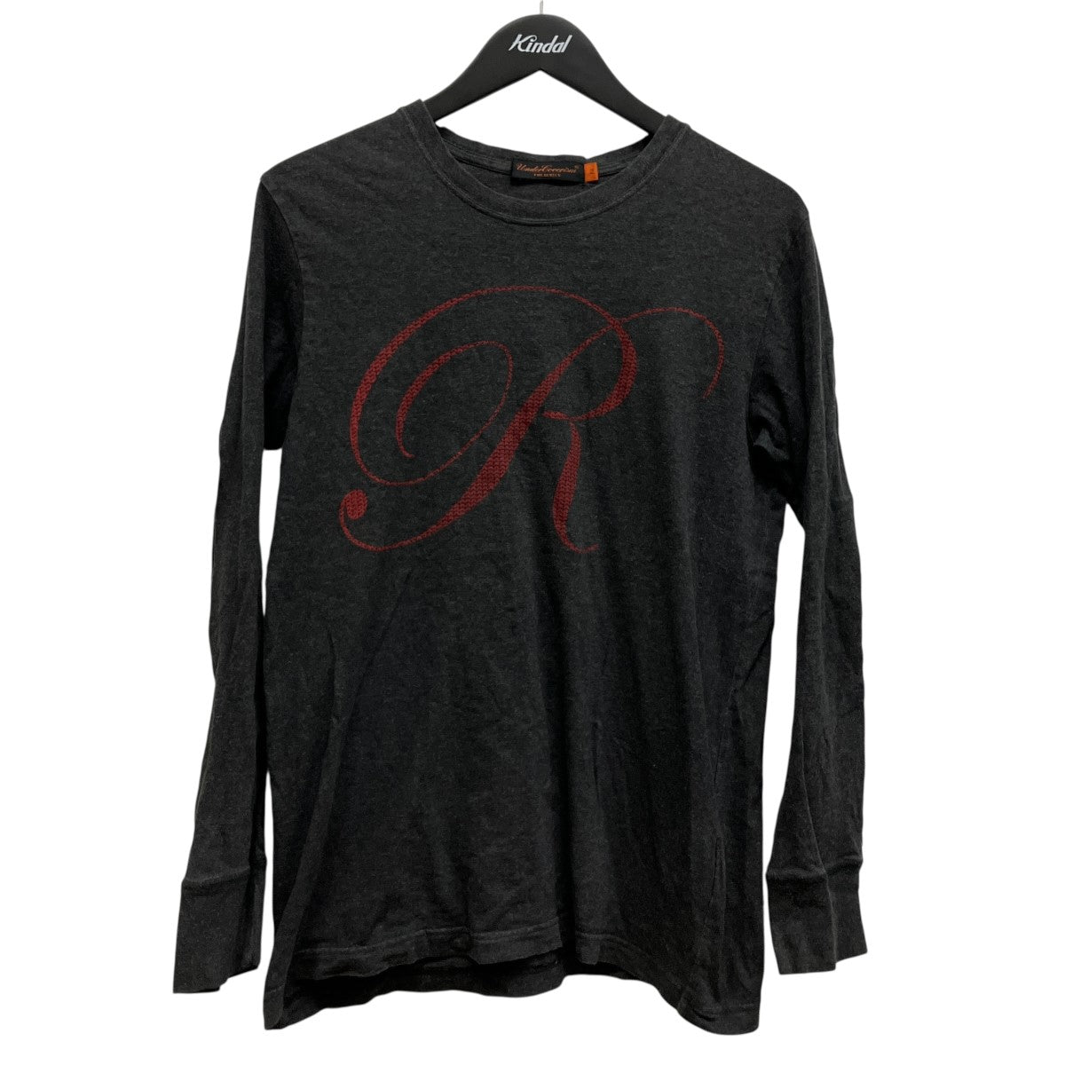RプリントロングTシャツ