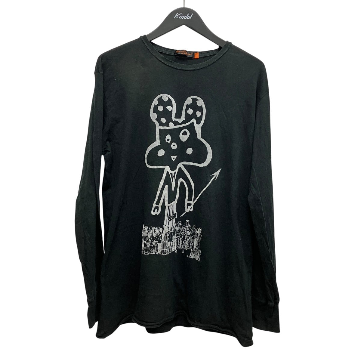 05AWARTS AND CRAFT期パロディミッキープリントロングTシャツ