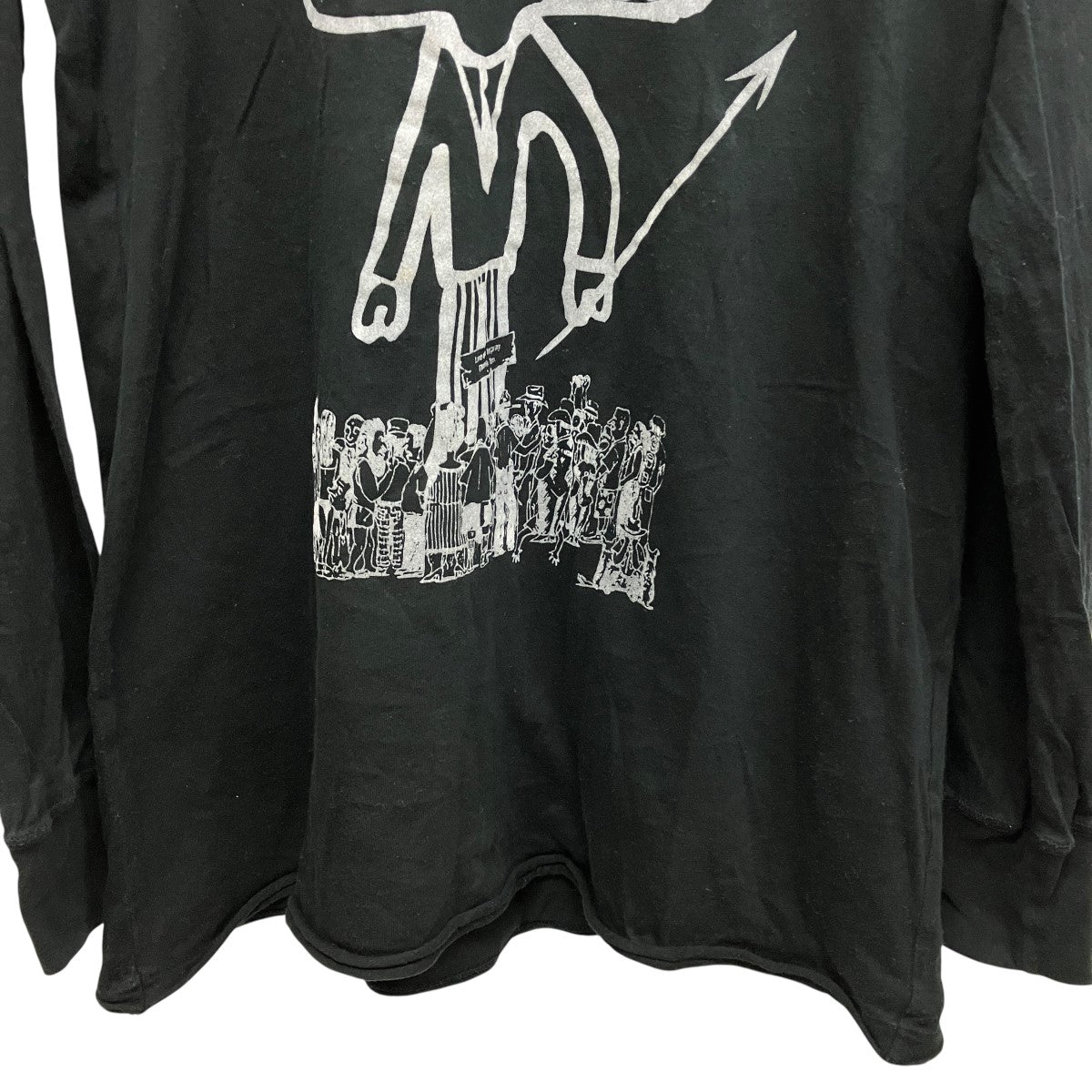 05AWARTS AND CRAFT期パロディミッキープリントロングTシャツ