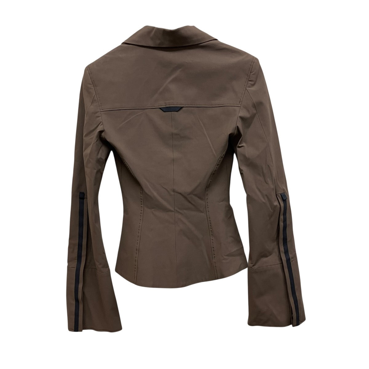 Crema Fitted Buttoned Jacketアームスリットシャツジャケット