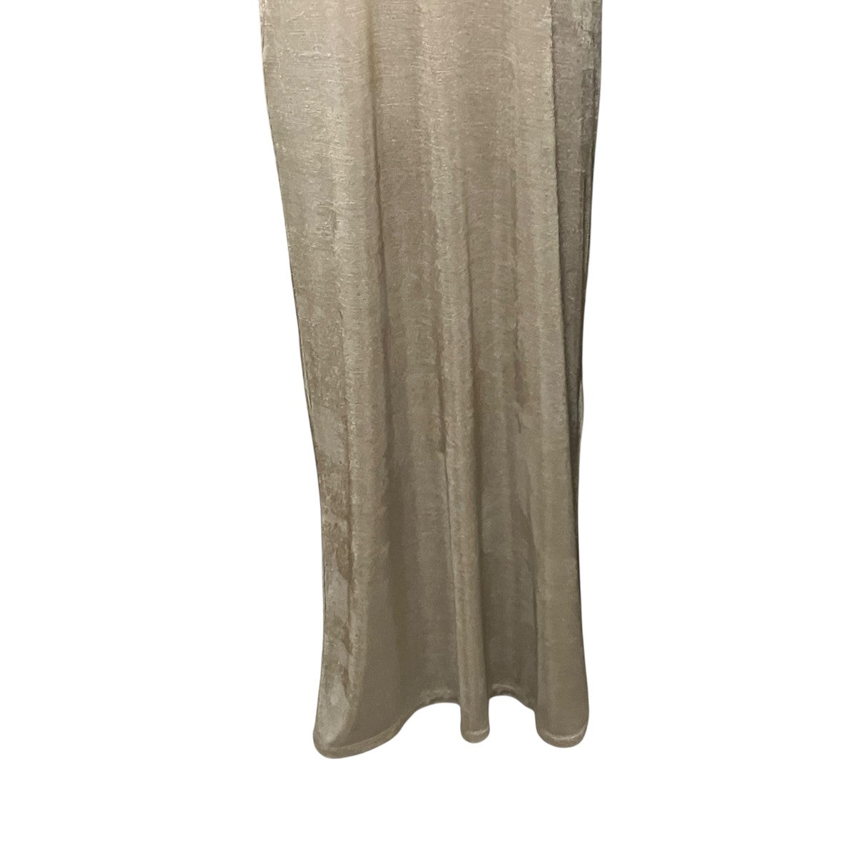 Beige Rib Jersey Short Sleeve Long Dress半袖ジャージーニットワンピースFDR346.JE0110