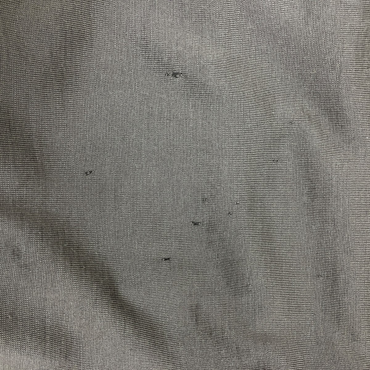 リネン混ニットロングスリーブTシャツ