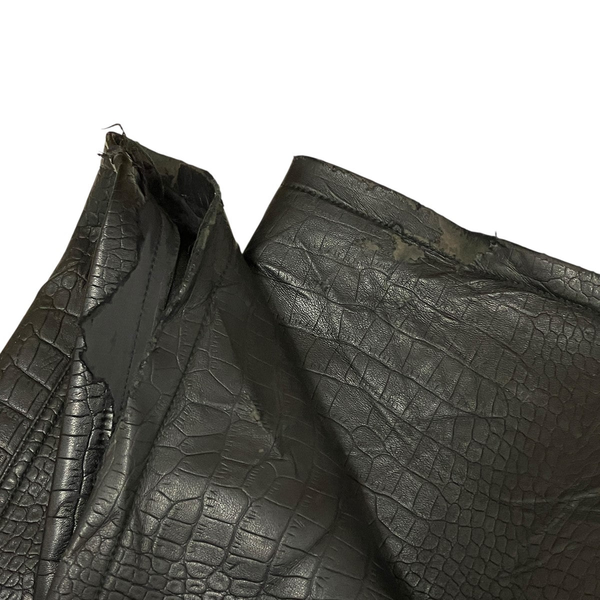 クロコフェイクレザーパンツ