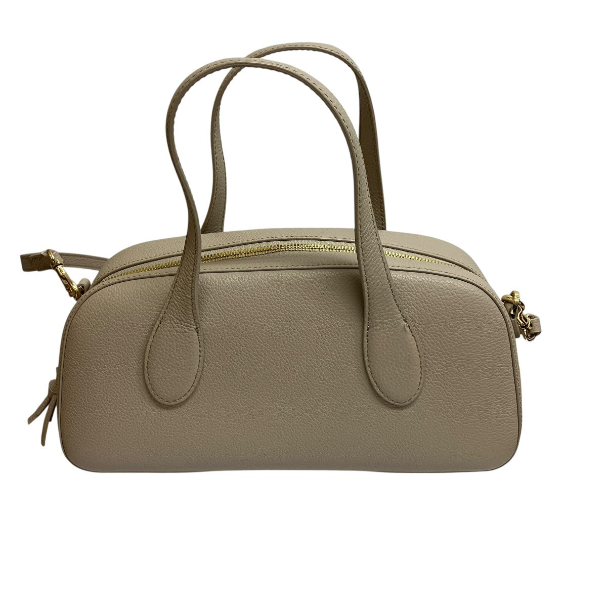Small Asra Boston Bagレザーハンドバッグ