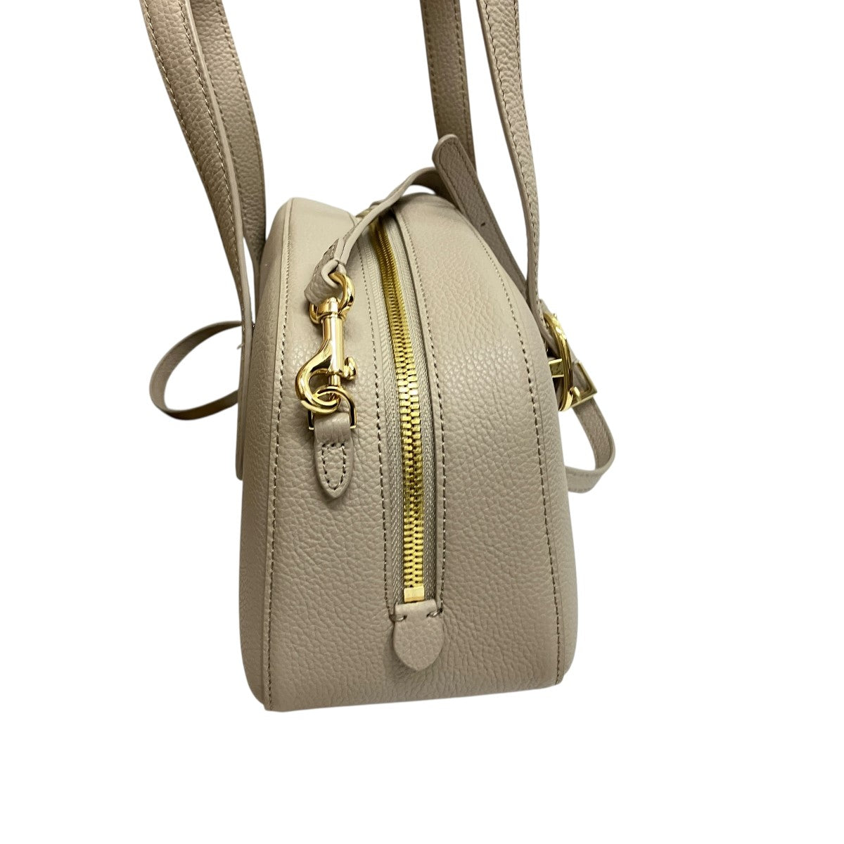 Small Asra Boston Bagレザーハンドバッグ