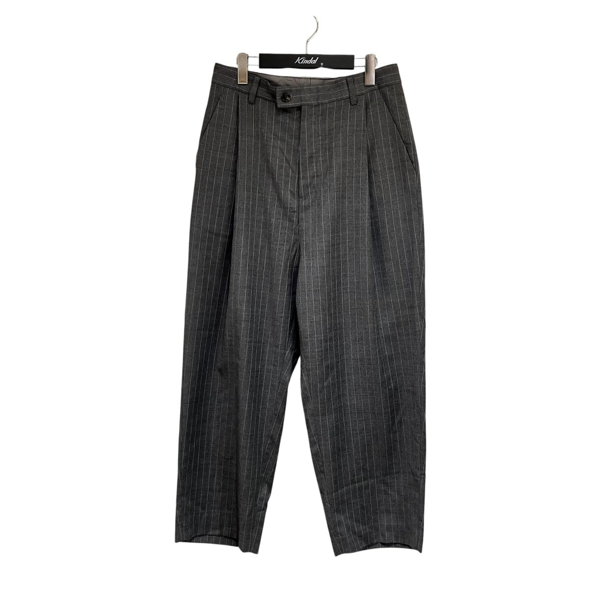 1 TUCK PANTSストライプパンツ22FWS01