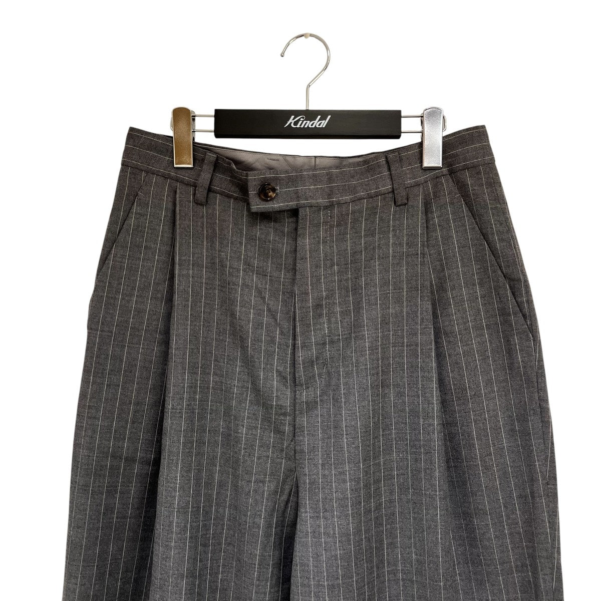 1 TUCK PANTSストライプパンツ22FWS01
