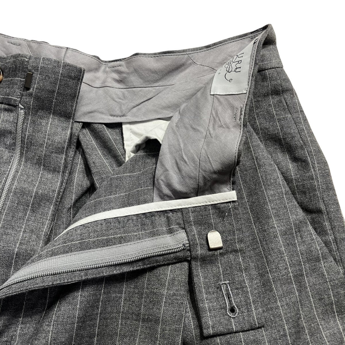 1 TUCK PANTSストライプパンツ22FWS01