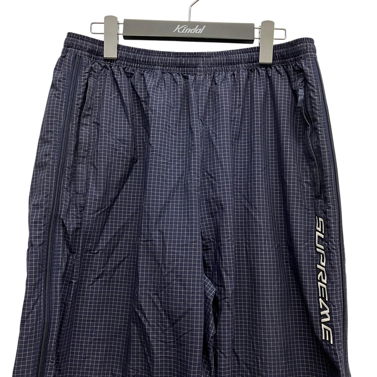26SSRipstop Warm Pantギンガムチェックナイロンイージーパンツ