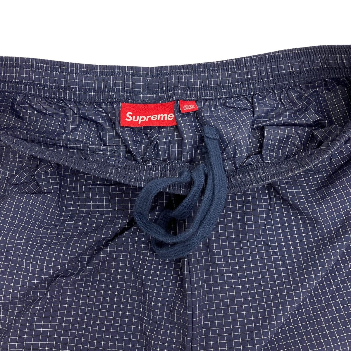26SSRipstop Warm Pantギンガムチェックナイロンイージーパンツ