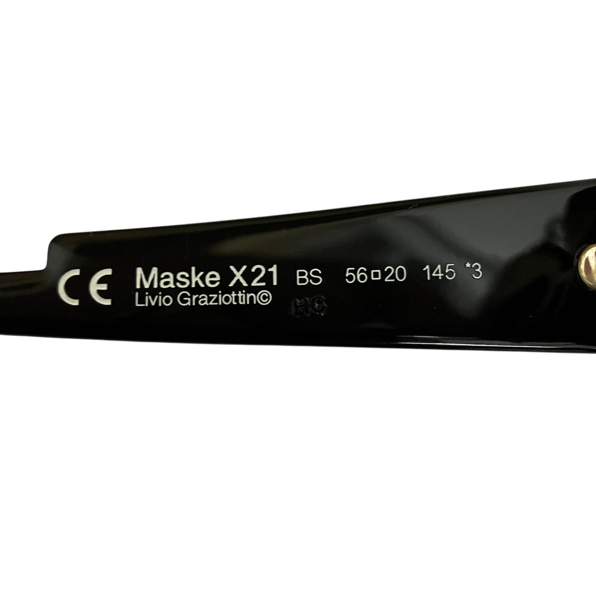 MASKE X21メタルパーツスクエアサングラス
