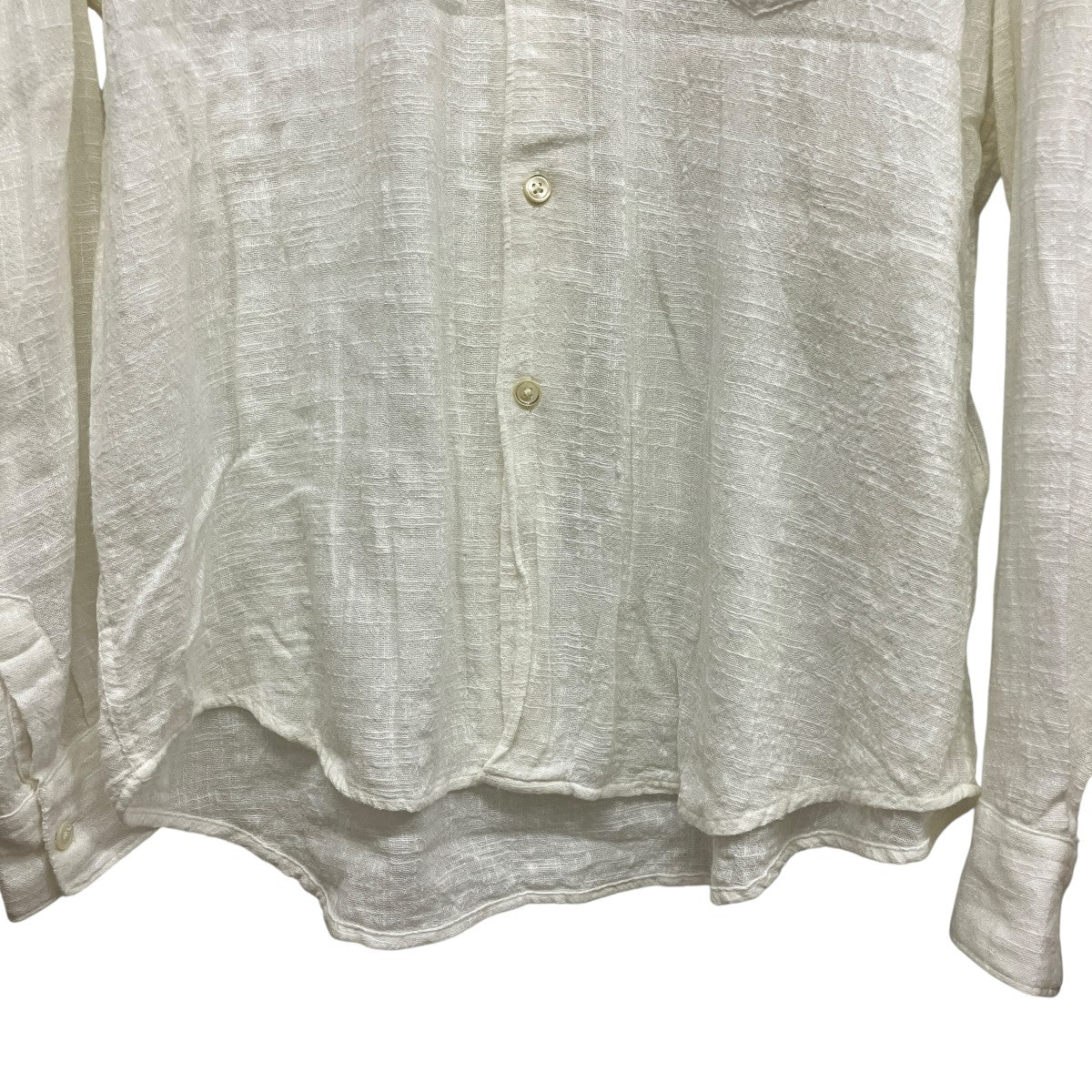 COCO SHIRTリネンロングスリーブシャツM2222CW