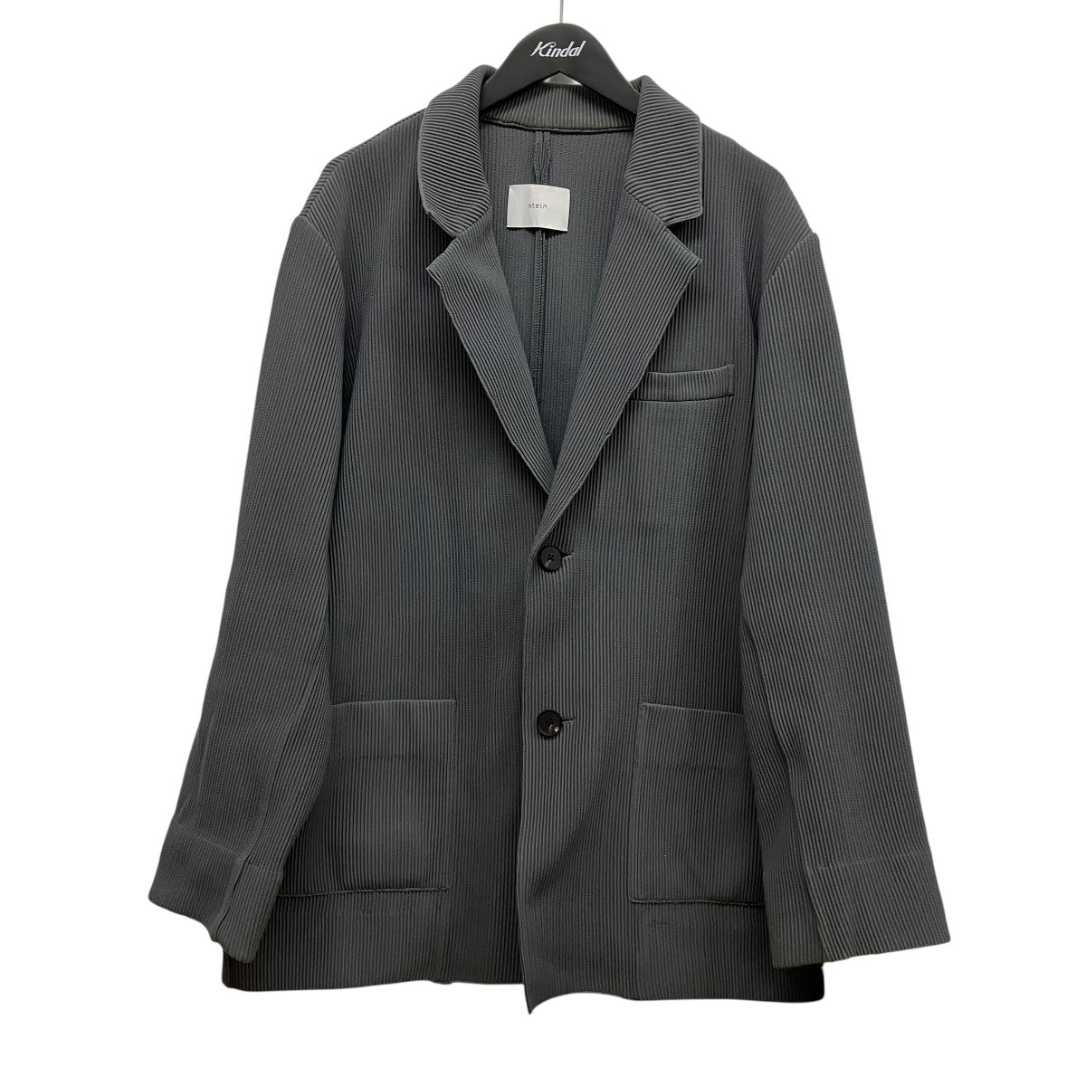 OVERSIZED GRADATION PLEATS JACKETプリーツテ-ラードジャケットST.518