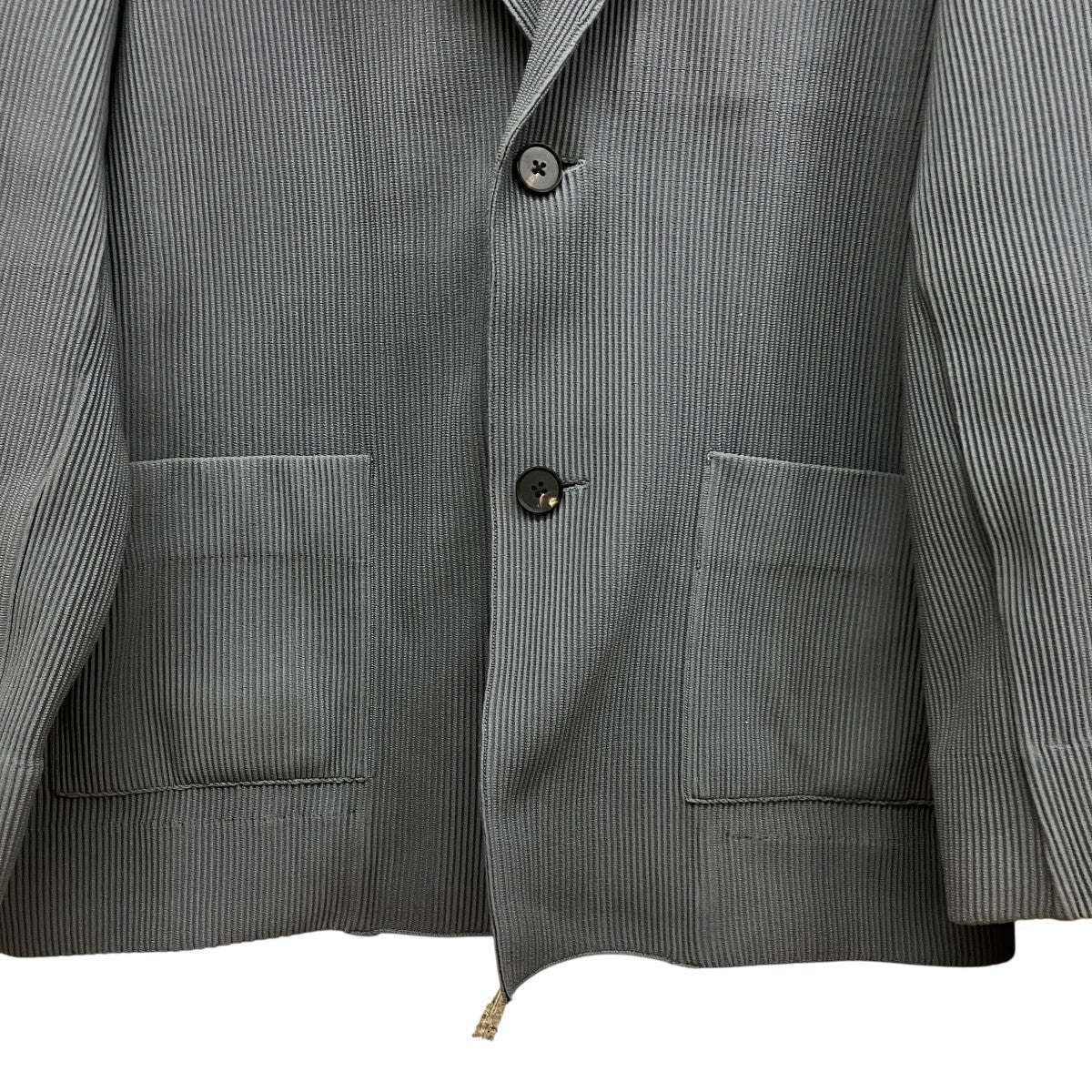 OVERSIZED GRADATION PLEATS JACKETプリーツテ-ラードジャケットST.518