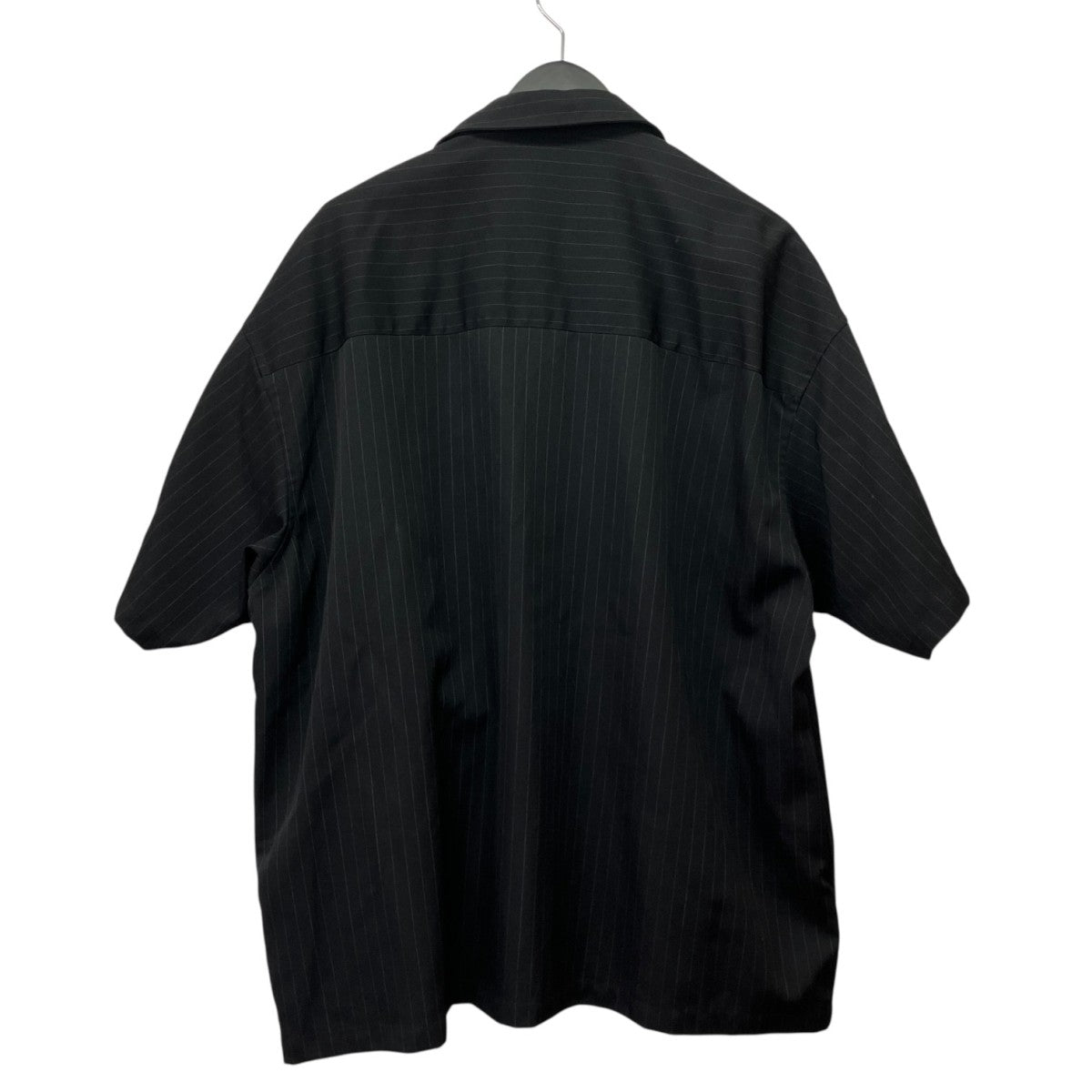 Graphpaper Selvage Wool S S Oversized Box ShirtSelvage Wool S S Oversized Box Shirtストライプ半袖シャツGM212-50260 古着・中古-2枚目のアイテム画像