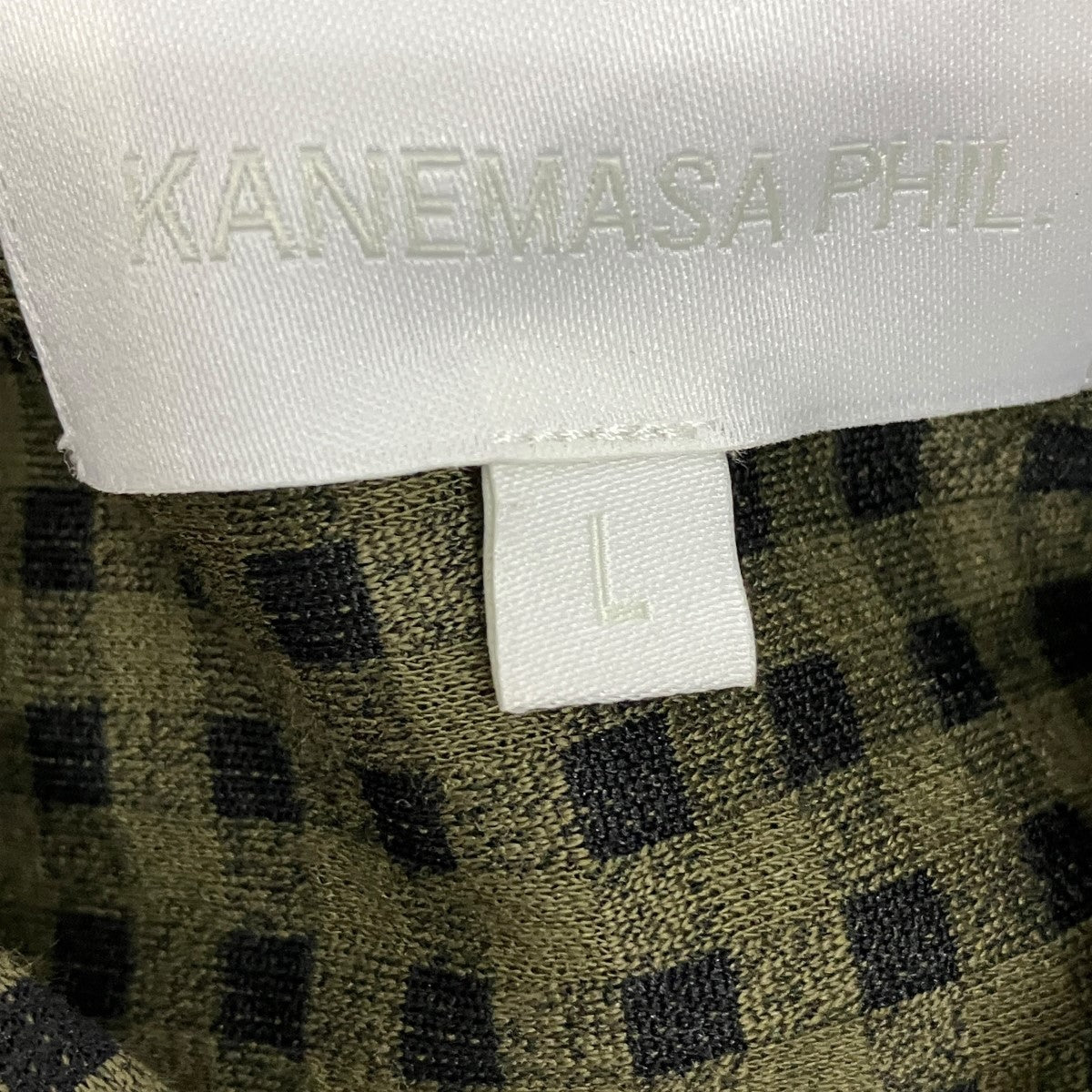 KANEMASA PHIL． SAMPLEギンガムチェックロングスリーブシャツ 古着・中古-6枚目のアイテム画像