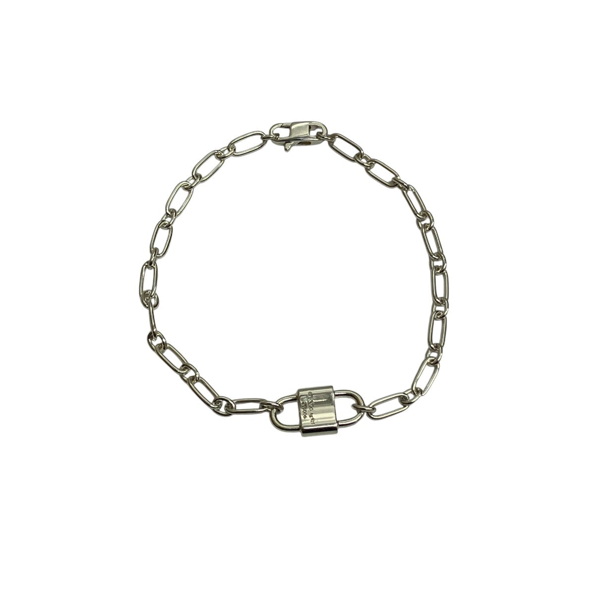 Small Double Lock Braceletスモールダブルロックブレスレット74136079