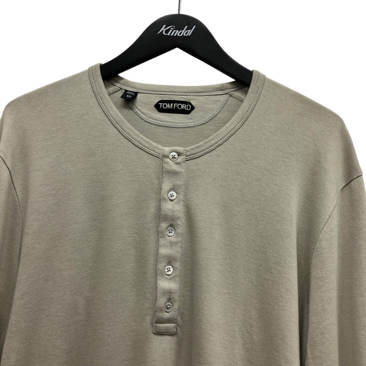 TOM FORD ヘンリーネックロングスリーブカットソーTFJ987 古着・中古-3枚目のアイテム画像