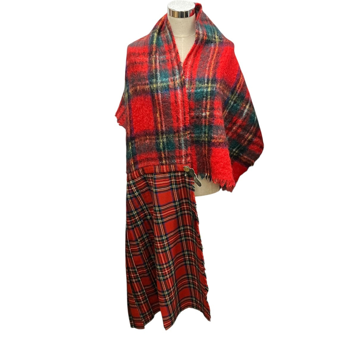 BLESS MohairskirtscarfモヘヤスカートマフラーVA202 古着・中古-1枚目のアイテム画像