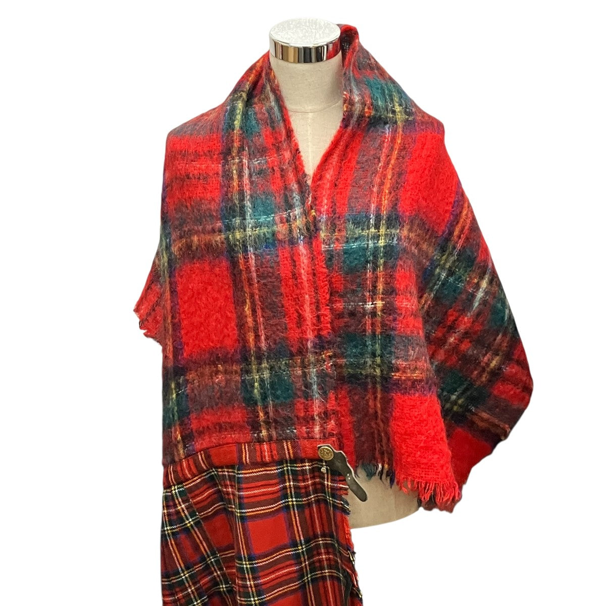 BLESS MohairskirtscarfモヘヤスカートマフラーVA202 古着・中古-3枚目のアイテム画像