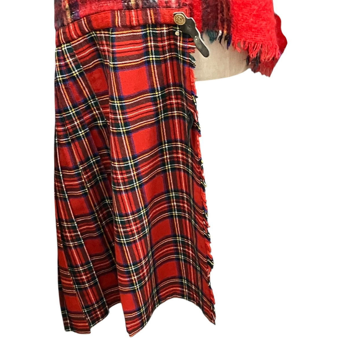 BLESS MohairskirtscarfモヘヤスカートマフラーVA202 古着・中古-4枚目のアイテム画像