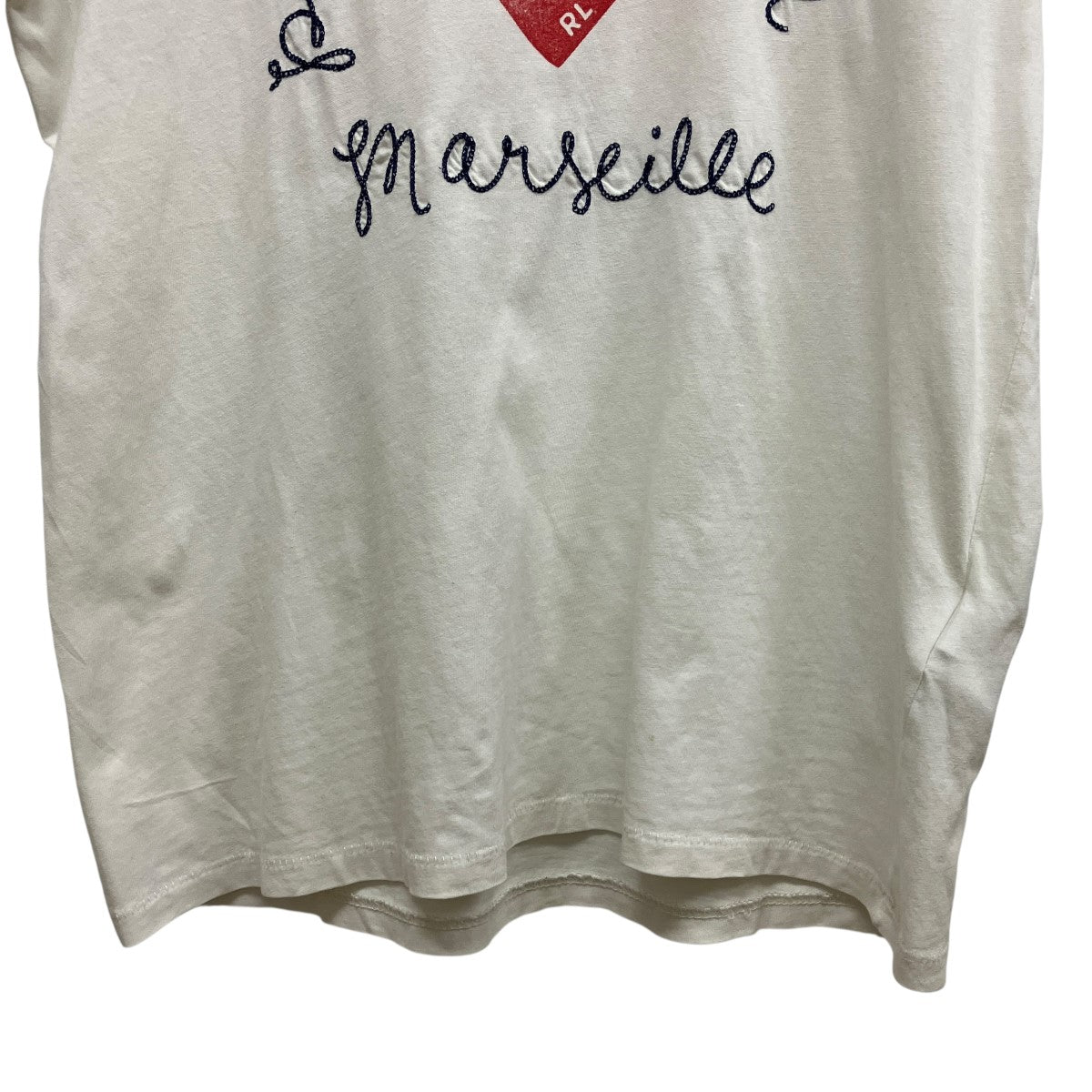 Logo embroidery T-shirtプリントTシャツ211827902001