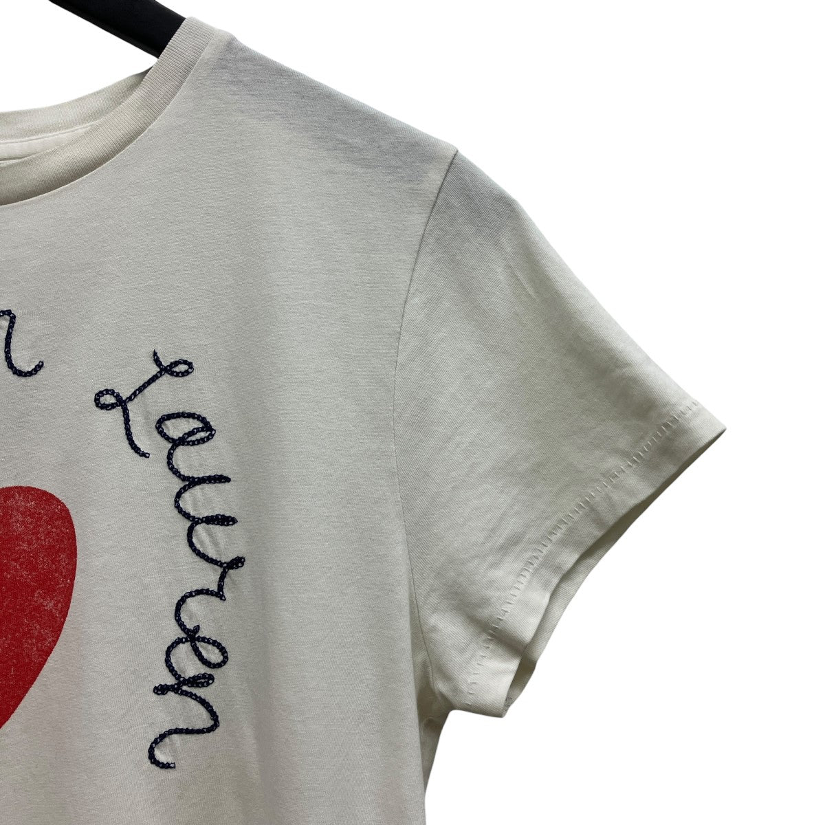 Logo embroidery T-shirtプリントTシャツ211827902001