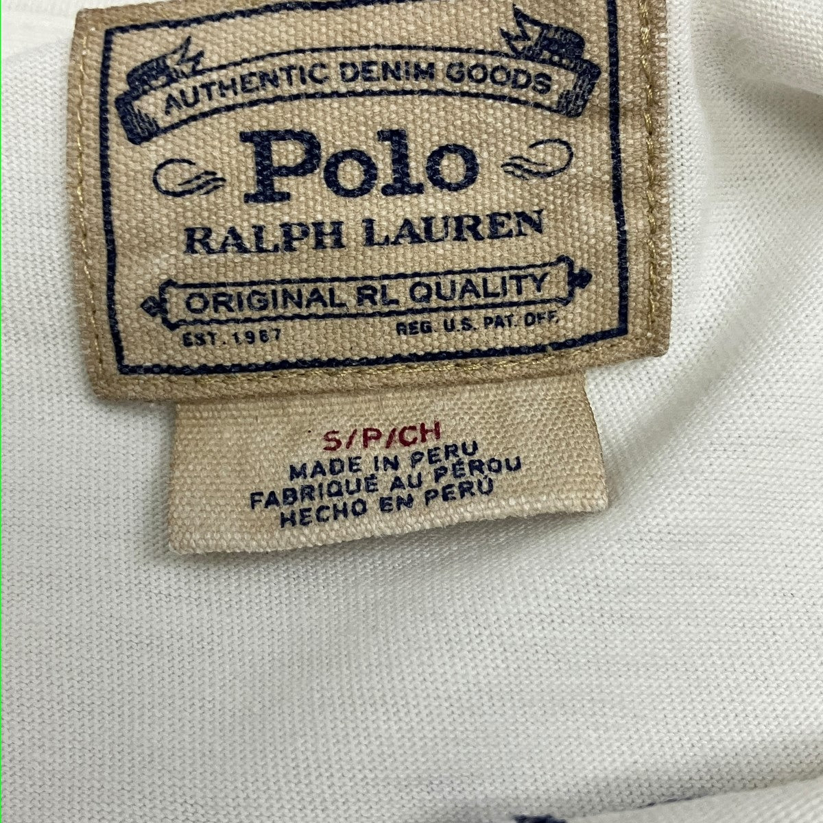 Logo embroidery T-shirtプリントTシャツ211827902001