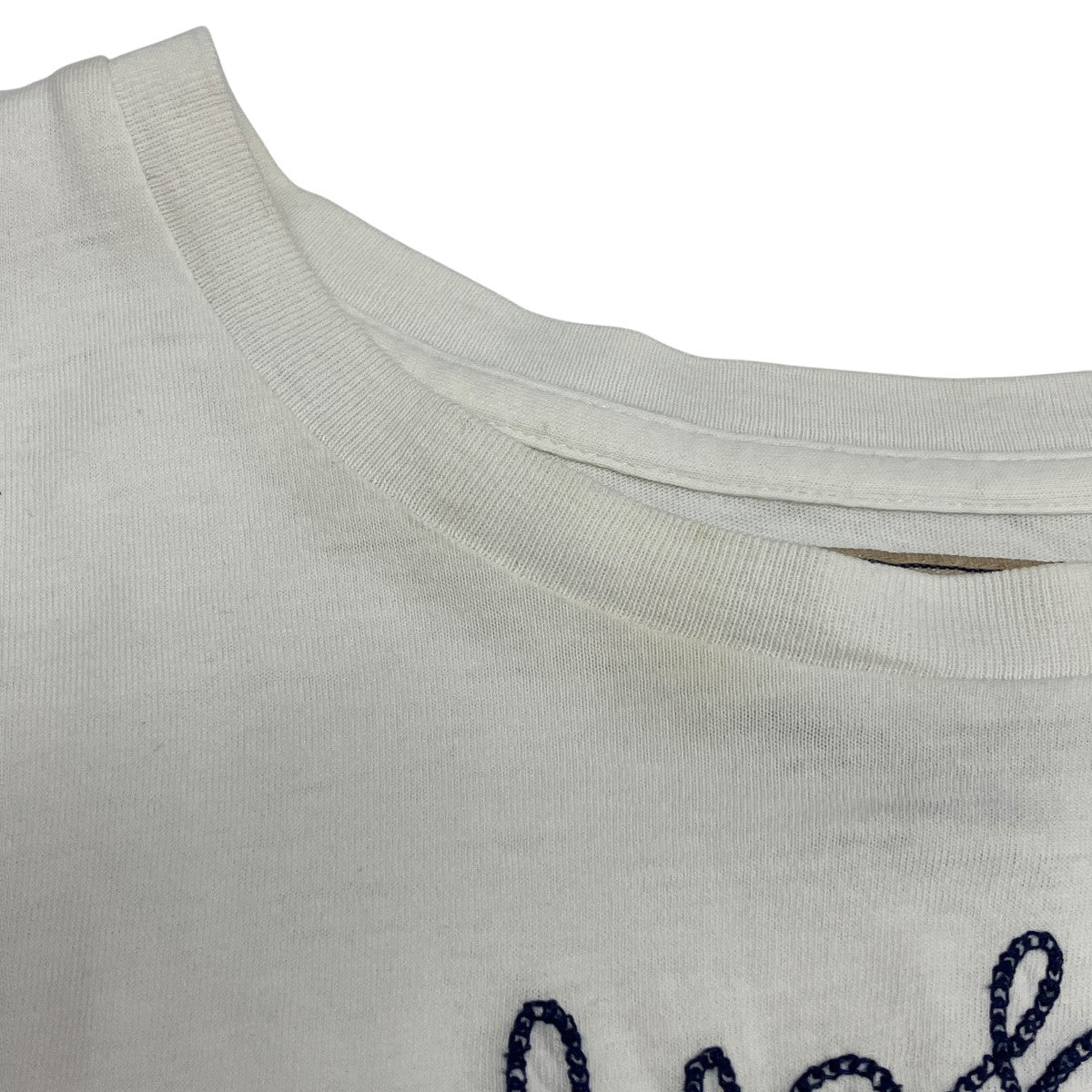 Logo embroidery T-shirtプリントTシャツ211827902001