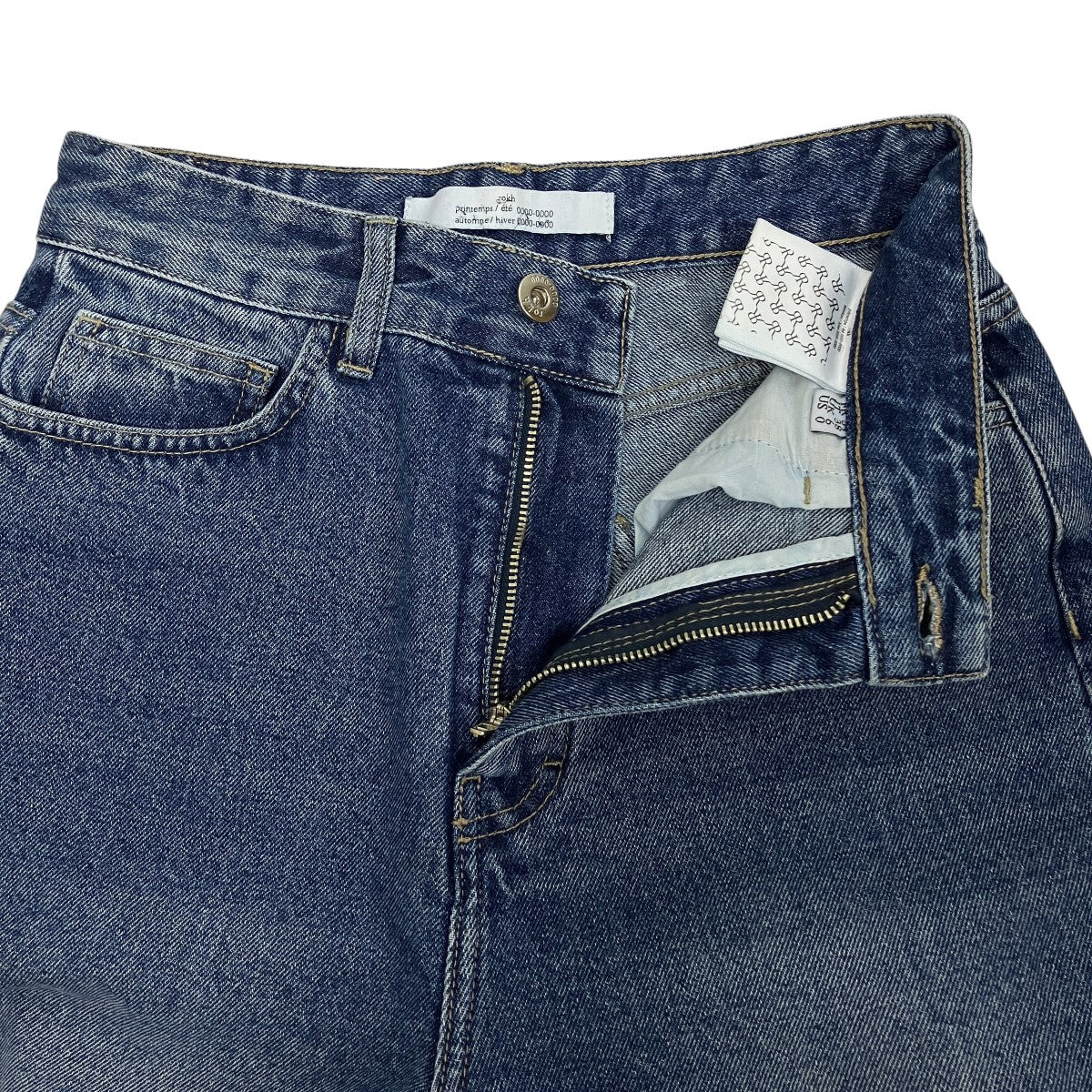 ダメージ加工デニムパンツ
