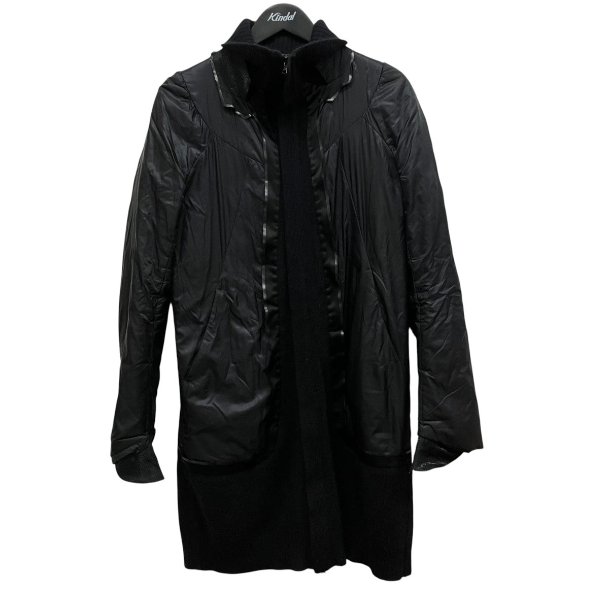 UNDERCOVER 09AWナイロン切り替えジップアップニットジャケットD1103 古着・中古-1枚目のアイテム画像