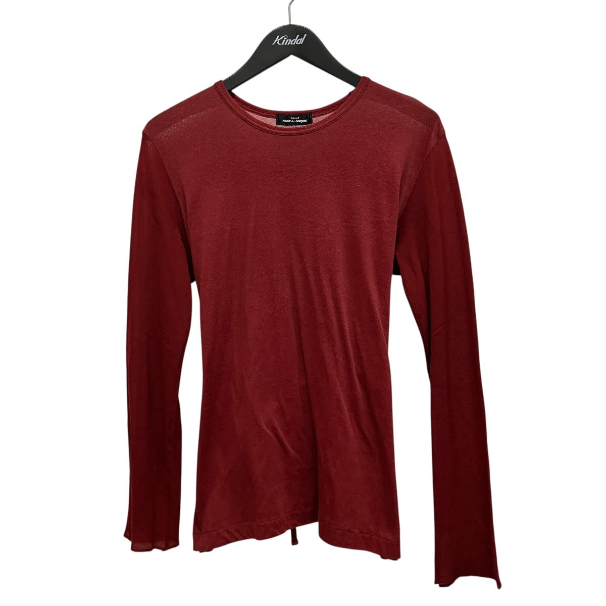 tricot COMME des GARCONS 94SSロングスリーブカットソーTT-040050 古着・中古-1枚目のアイテム画像
