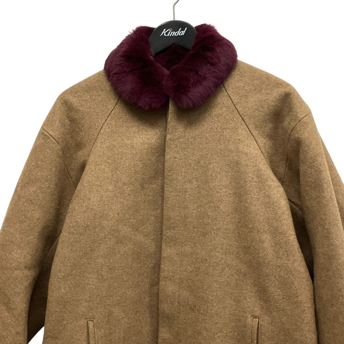 UNDERCOVER 13AWラビットファーカラーステンカラーウールコートL1302-2 古着・中古-4枚目のアイテム画像