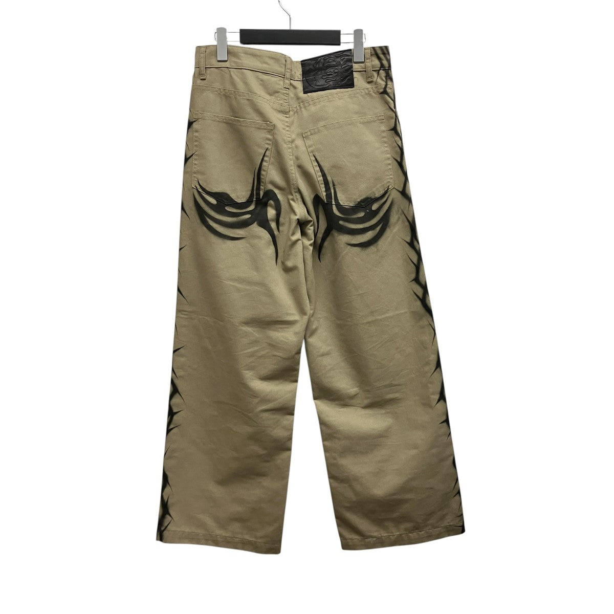 HELLSTAR 26SSトライバルペイントチノパンHSSS26PT3-BRN TRIBAL AIRBRUSHED PANTS 古着・中古-2枚目のアイテム画像