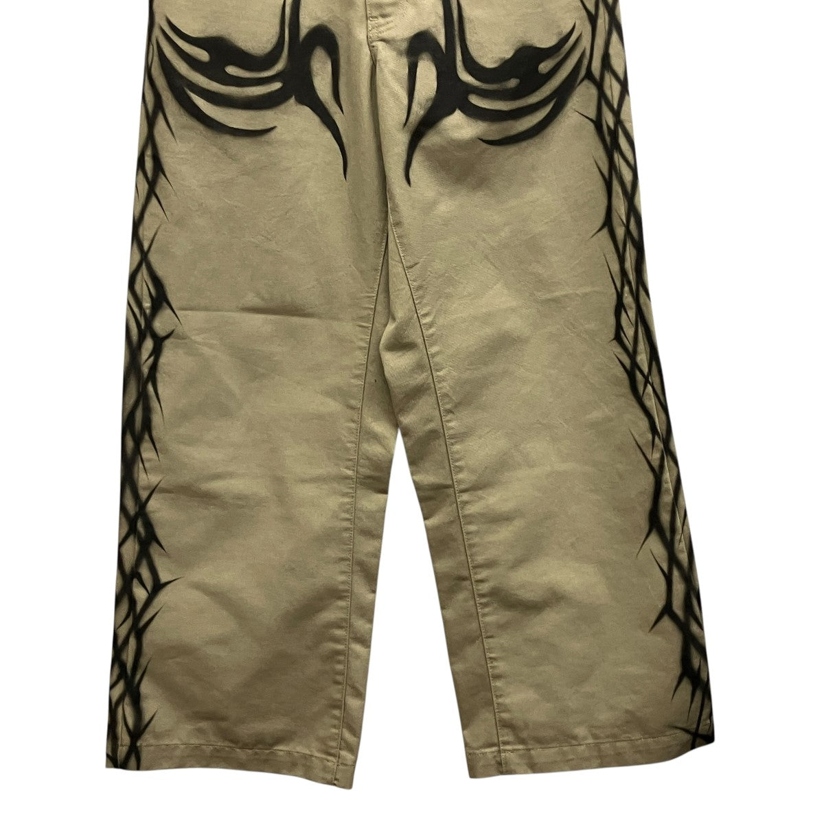 HELLSTAR 26SSトライバルペイントチノパンHSSS26PT3-BRN TRIBAL AIRBRUSHED PANTS 古着・中古-4枚目のアイテム画像