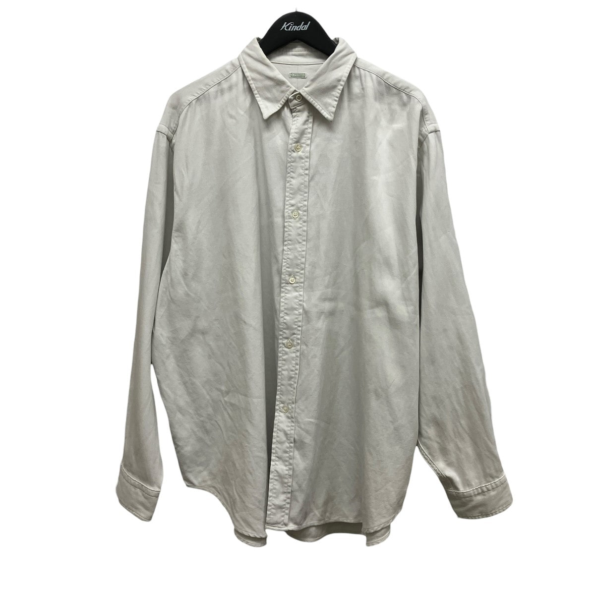 A．PRESSE Double Weave Twill Regular Collar Shirtダブルツイルシャツ25SAP-02-10H 古着・中古-1枚目のアイテム画像