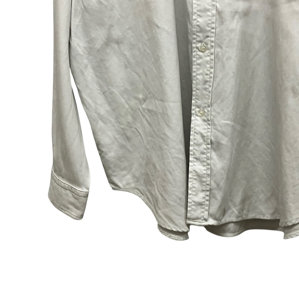 A．PRESSE Double Weave Twill Regular Collar Shirtダブルツイルシャツ25SAP-02-10H 古着・中古-4枚目のアイテム画像