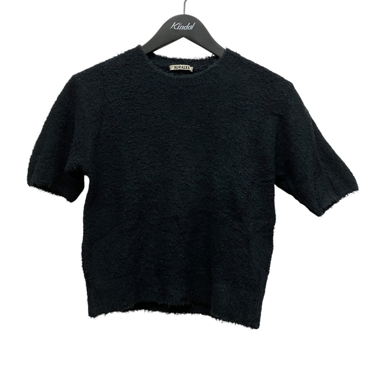 AURALEE COTTON LINEN CUT SHAGGY KNIT TEEニットTシャツA22ST04FL 古着・中古-1枚目のアイテム画像