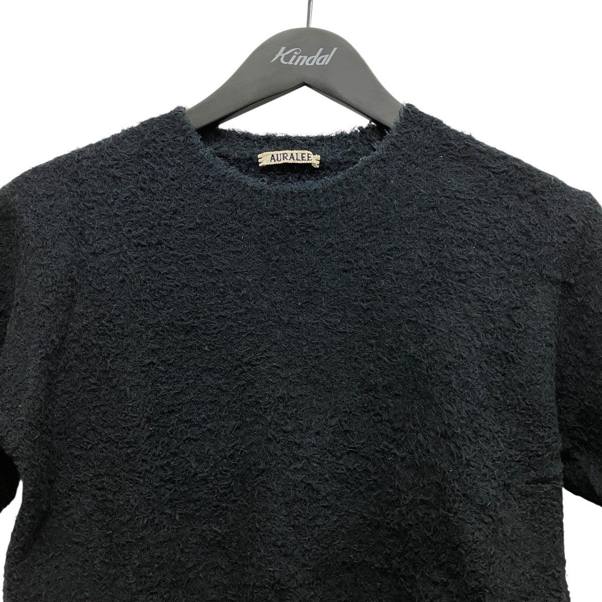 AURALEE COTTON LINEN CUT SHAGGY KNIT TEEニットTシャツA22ST04FL 古着・中古-3枚目のアイテム画像