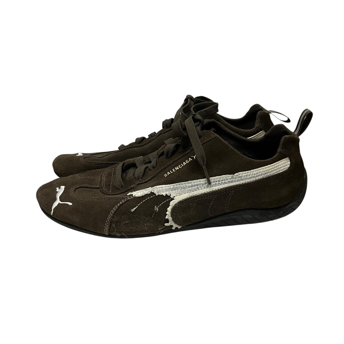 BALENCIAGA×PUMA SPEED CATダメージ加工スピードキャットスニーカー406519-05 古着・中古-3枚目のアイテム画像