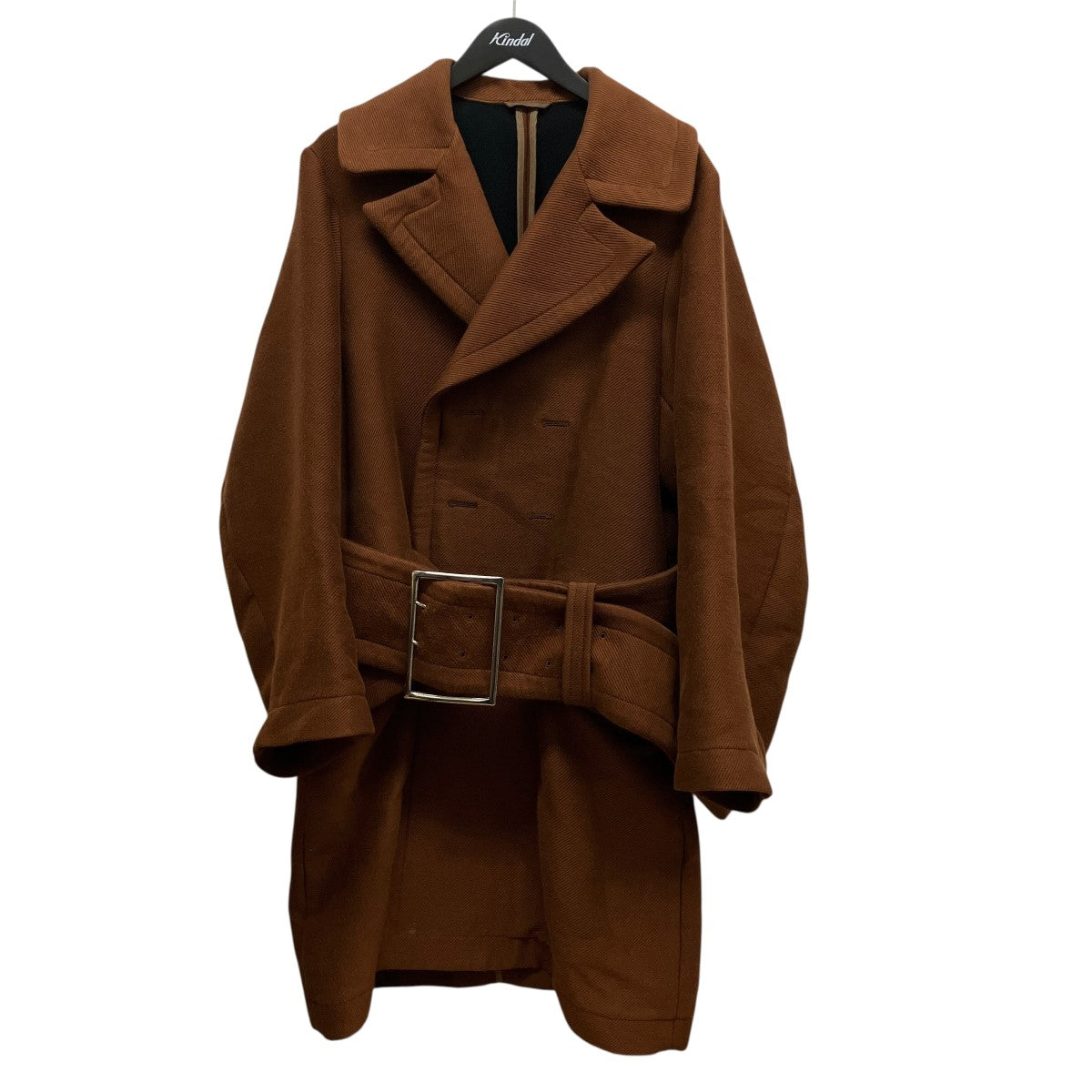 Maison MIHARA YASUHIRO ビッグバックルダブルチェスターコート91031312 古着・中古-1枚目のアイテム画像