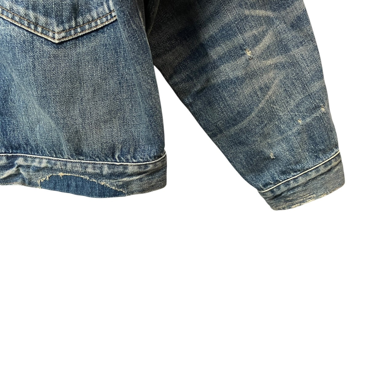 CONTEXT-005 FRONT TUCK DENIM JACKETダメージ加工デニムジャケット81868050535