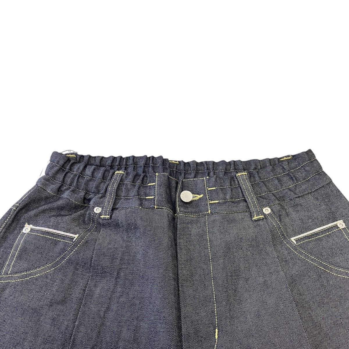 CLESSTE VINTAGE DYED SELVEDGE DENIM CITY BAGGY HALF PANTSデニムハーフパンツCLS-PT-2606 古着・中古-3枚目のアイテム画像