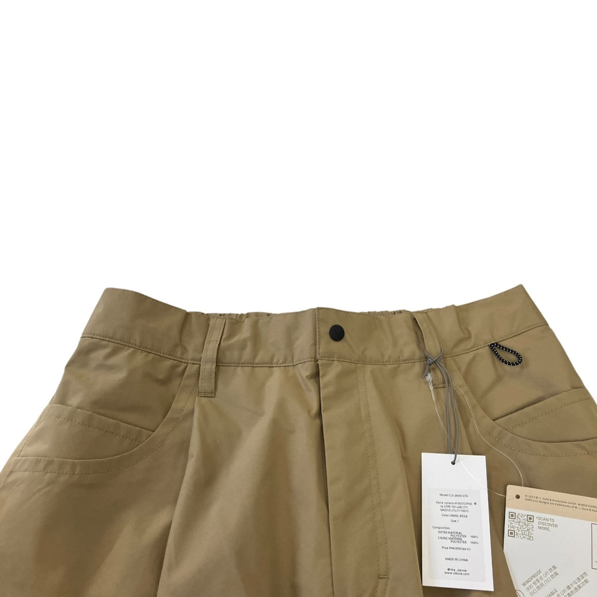 CLESSTE×PHENIX 26SSPhenix WINDSTOPPER by GORE-TEX LABS CITY MASSIVE UTILITY PANTSナイロンパンツCLS-2604-GTX 古着・中古-3枚目のアイテム画像