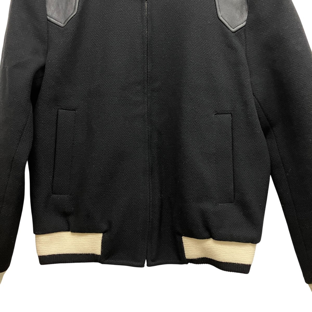 Saint Laurent Paris レザーショルダーテディジャケット583970 Y180W 古着・中古-4枚目のアイテム画像