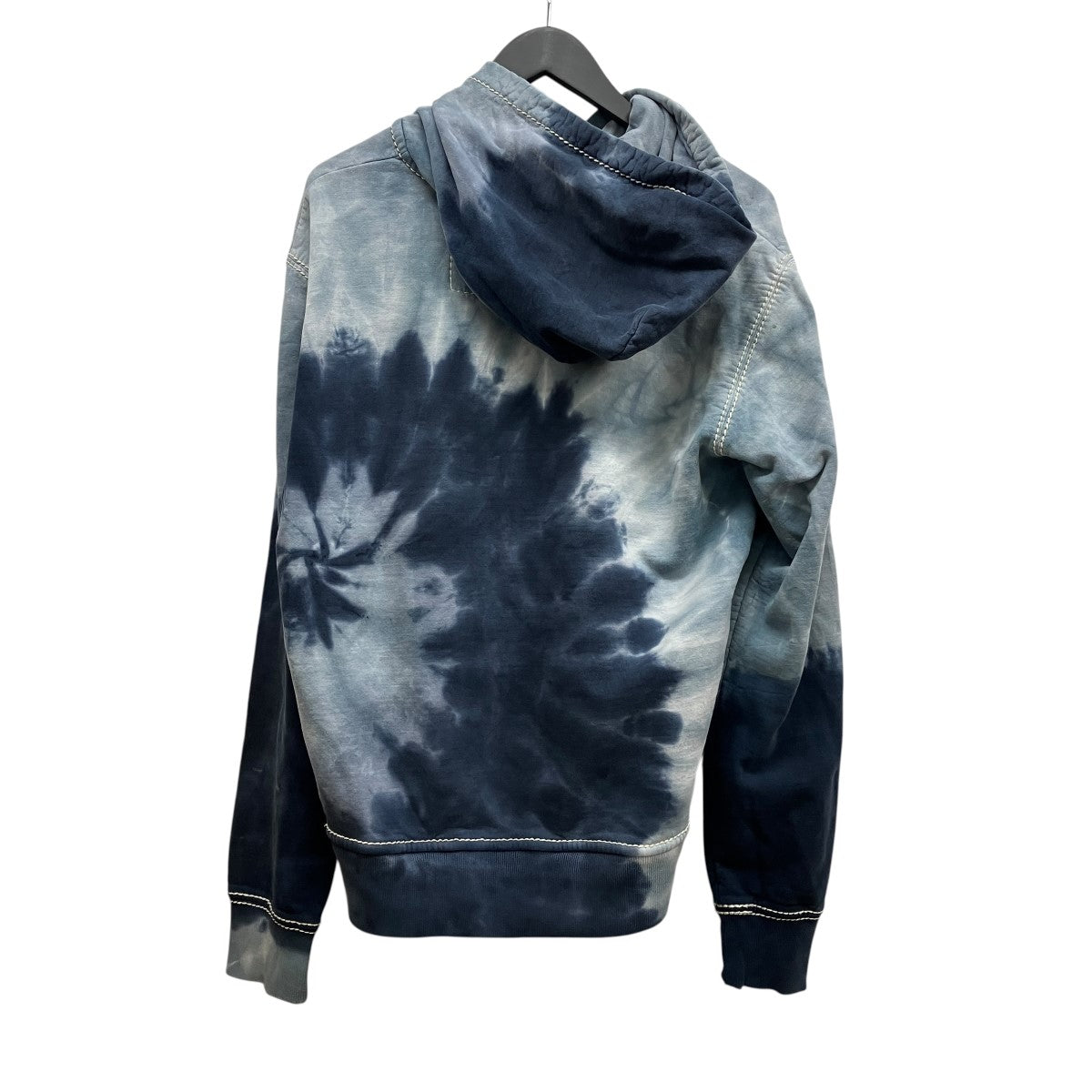 TRUE RELIGION ダメージ加工タイダイジップアップパーカー044-025533 古着・中古-2枚目のアイテム画像