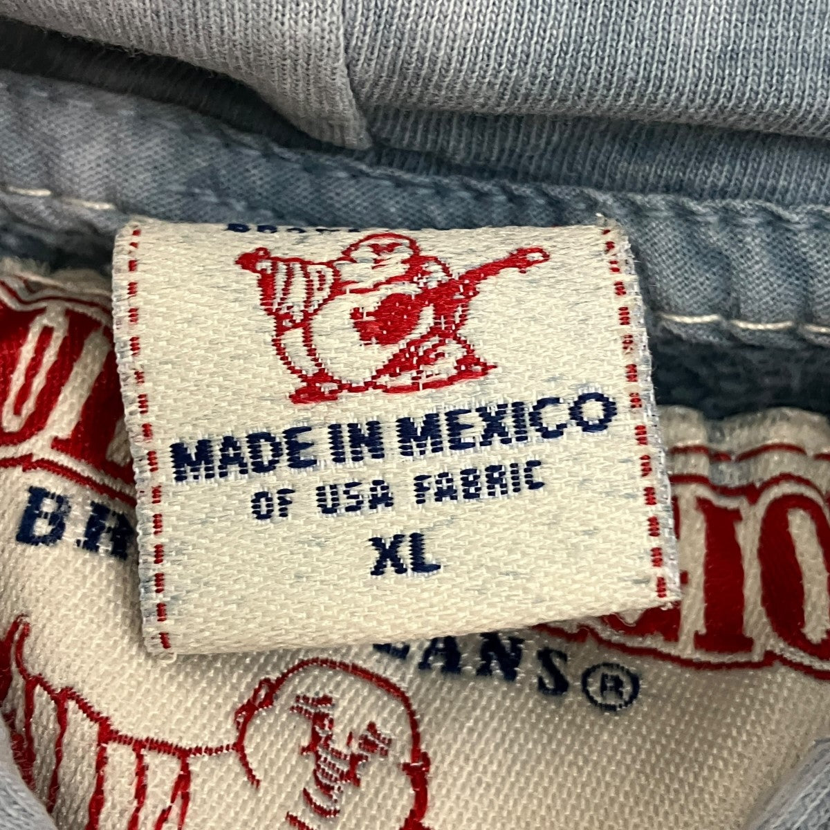 TRUE RELIGION ダメージ加工タイダイジップアップパーカー044-025533 古着・中古-6枚目のアイテム画像